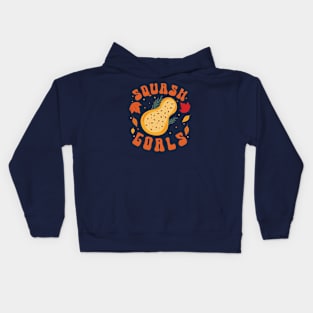 Squash Goals | Funny Thanksgiving Day Kids Hoodie